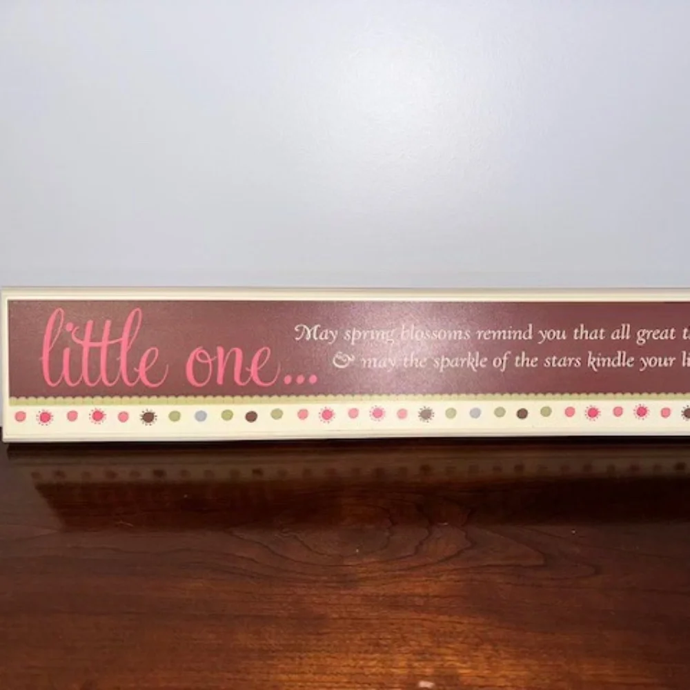 Wooden Wall sign. Baby, Children's Decor for a nursery, bedroom, playroom, etc.